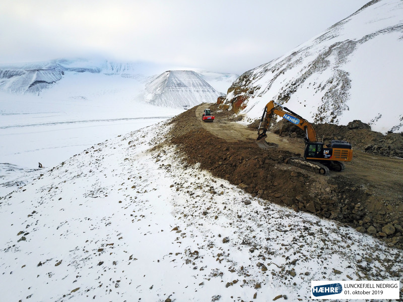 Restoring arctic tundra in Sveagruva at Svalbard Spitsberge 2- Norway